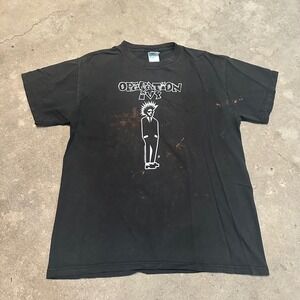 Operation Ivy T Shirt Mens Large Black 2003 Machete Punk Rock Ska Graphic Tee